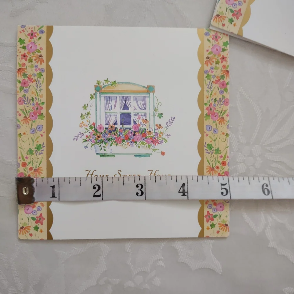 Carlton Home Sweet Home 8 Cards and 8 Envelopes